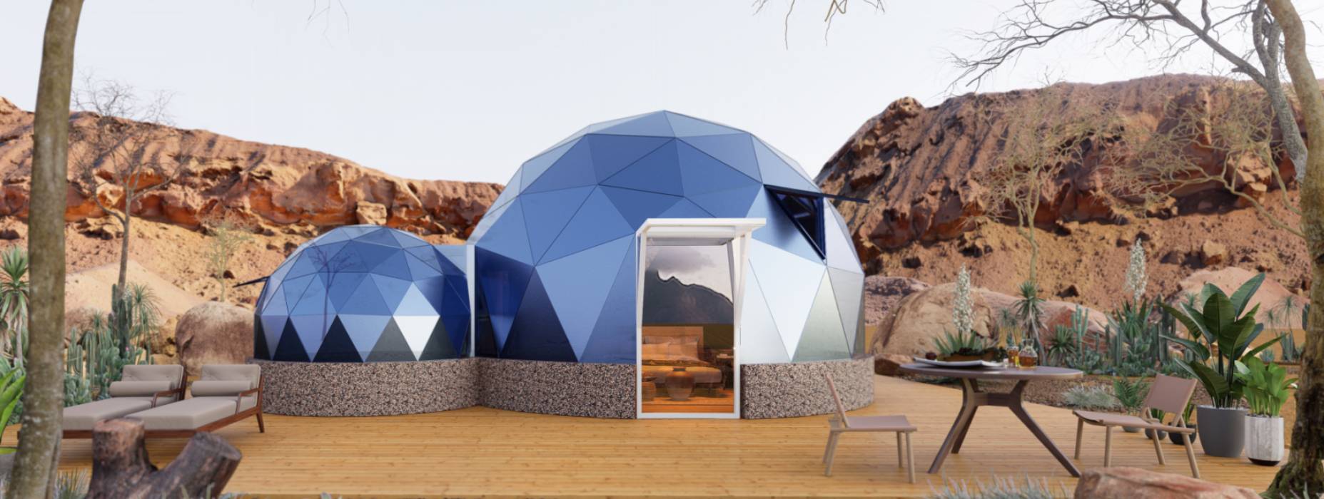 宝坻区球形智能光伏玻璃星空房